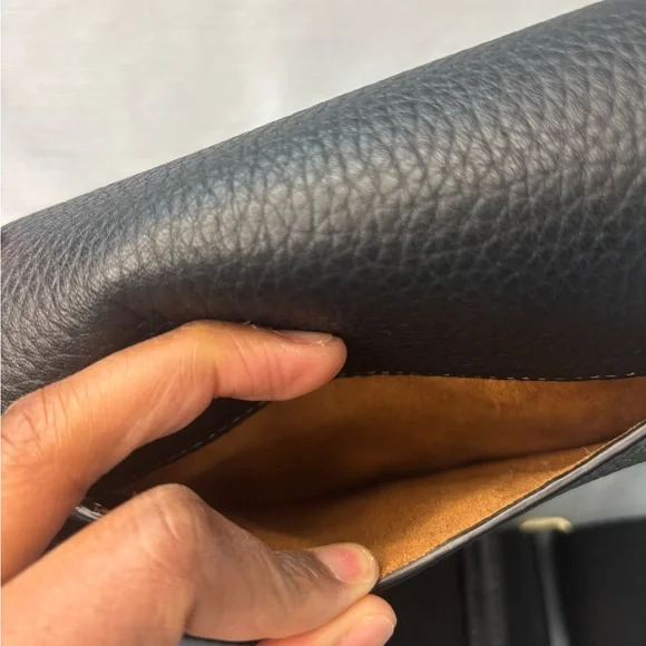 Coach Black Pebbled Leather Crossbody Bag - Picture 7 of 11